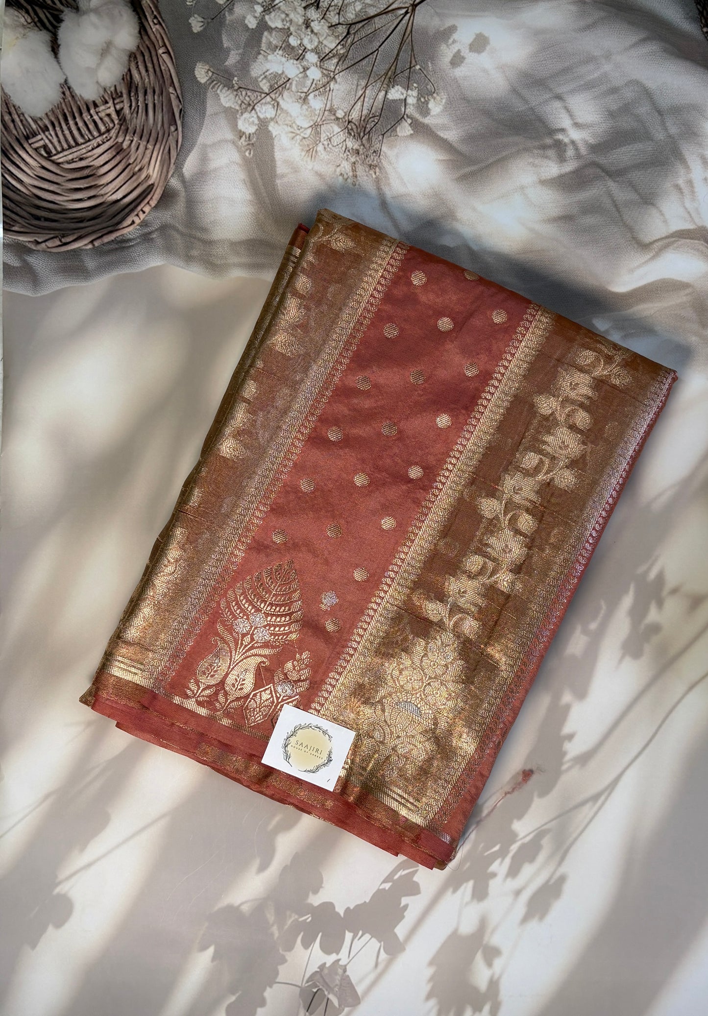 Tissue Banarasi Fusion Silk